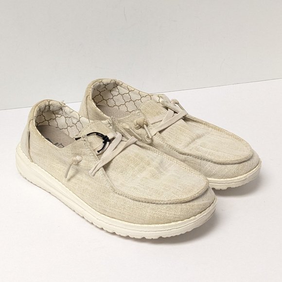 Hey Dude Wendy Slip-On Shoes, Sparkling Gold, Women's 7 M - Picture 1 of 7